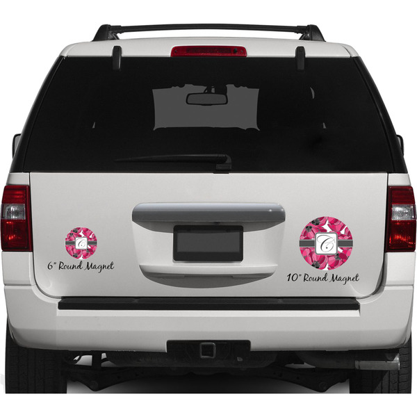 Tulips Personalized Car Magnets on Ford Explorer