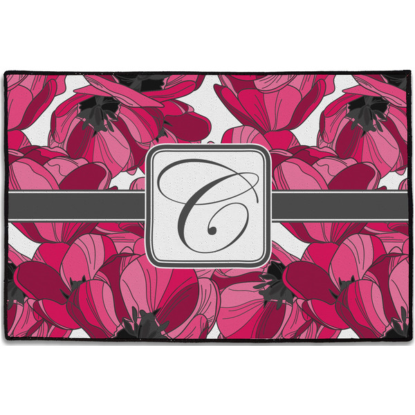 Tulips Personalized Door Mat - 36x24 (APPROVAL)