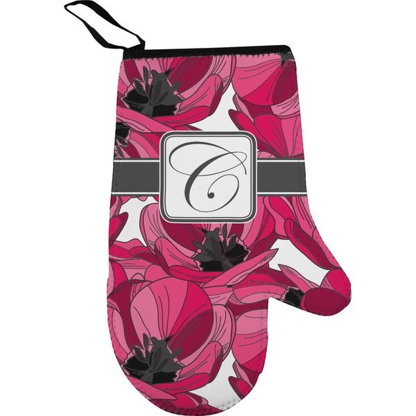Tulips Personalized Oven Mitt
