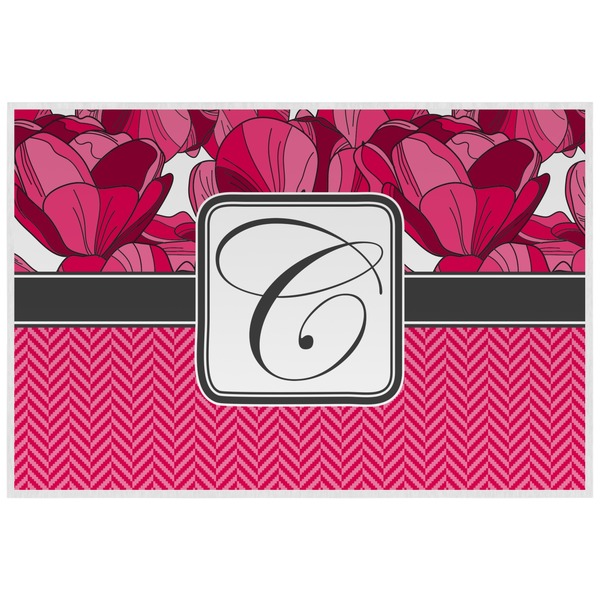 Tulips Personalized Placemat (Back)