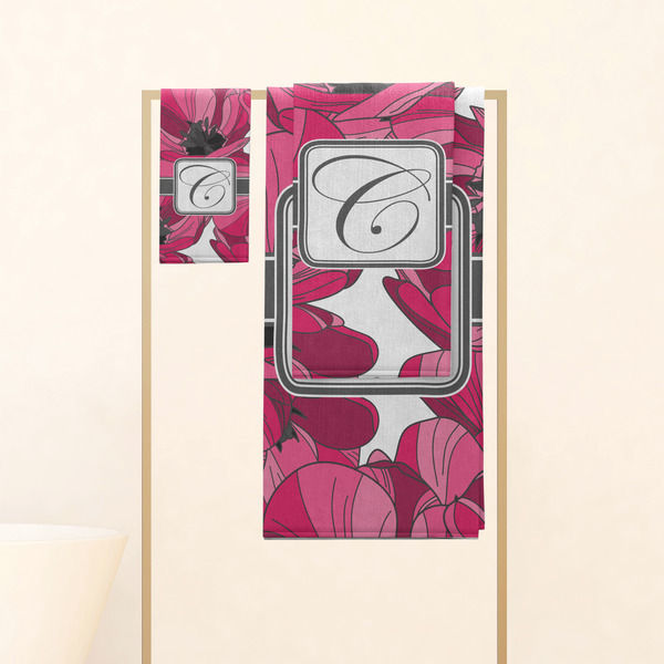 Tulips Personalized Towel Set