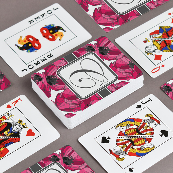 Tulips Playing Cards - Front & Back View