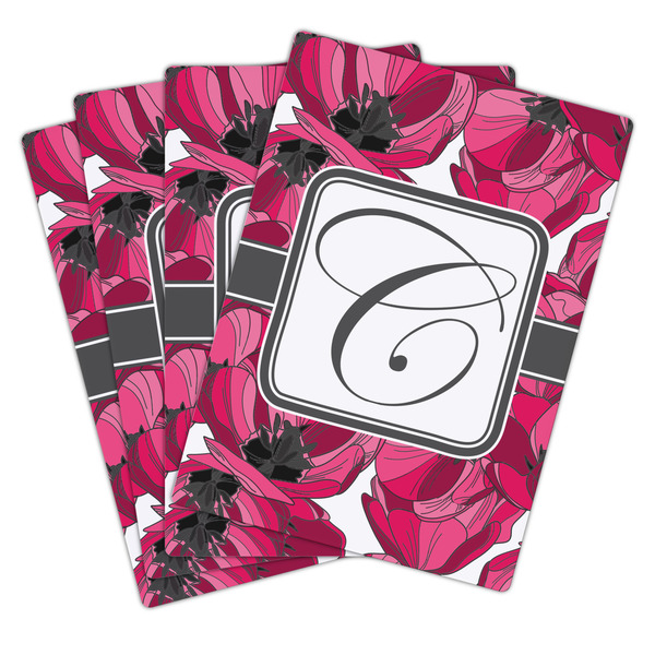 Tulips Playing Cards - Hand Back View