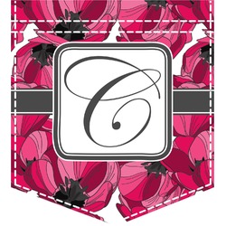 Tulips Iron On Faux Pocket (Personalized)