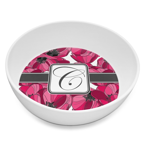 Custom Tulips Melamine Bowl - 8 oz (Personalized)