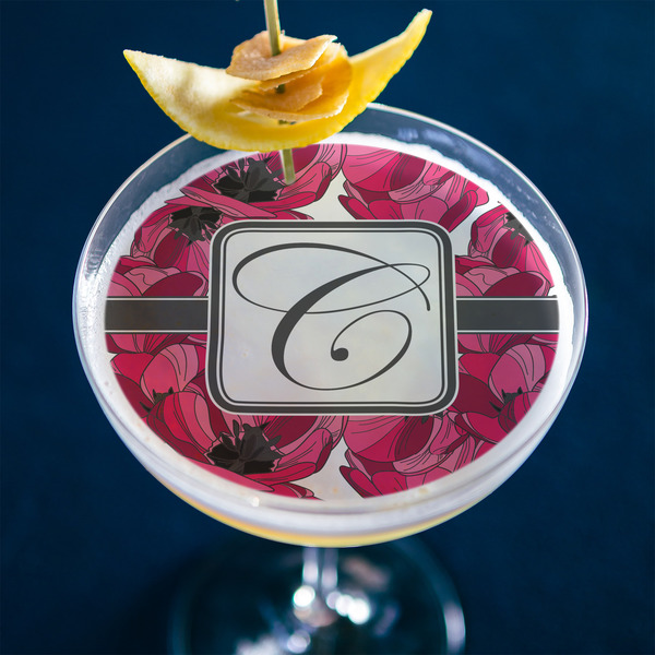 Tulips Printed Drink Topper - XLarge - In Context