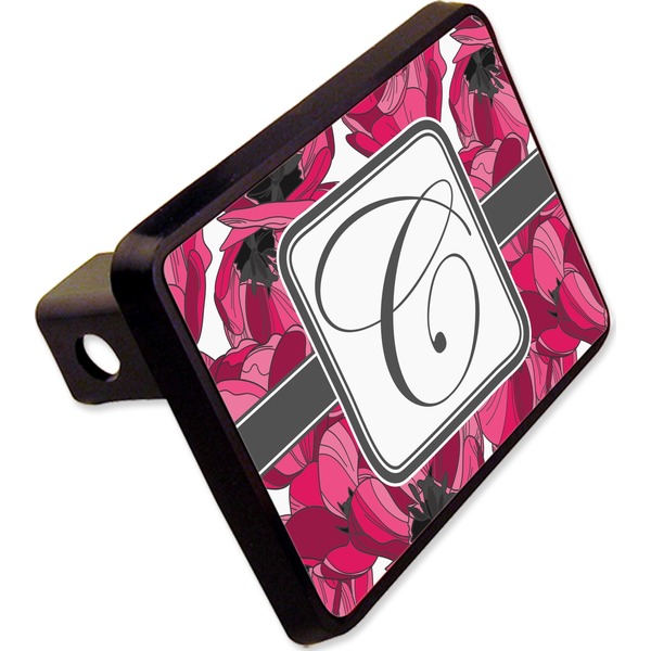 Custom Tulips Rectangular Trailer Hitch Cover - 2" (Personalized)