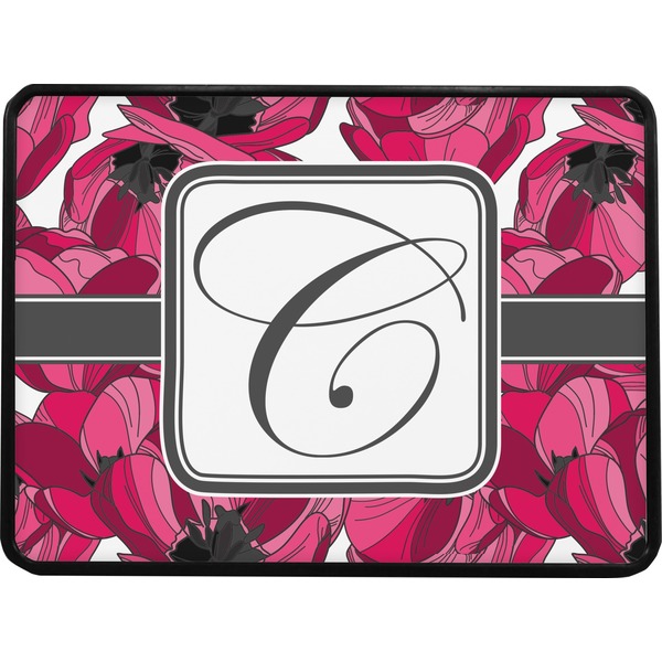 Tulips Rectangular Trailer Hitch Cover (Personalized)
