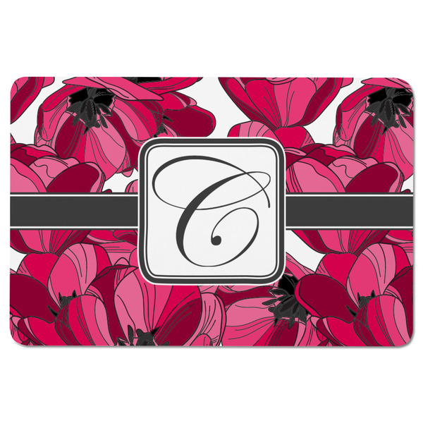 Tulips Rectangular Fridge Magnet - FRONT