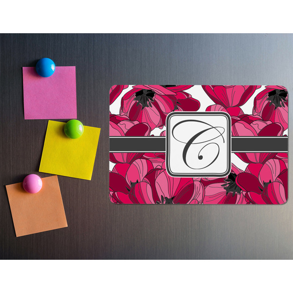Tulips Rectangular Fridge Magnet - LIFESTYLE
