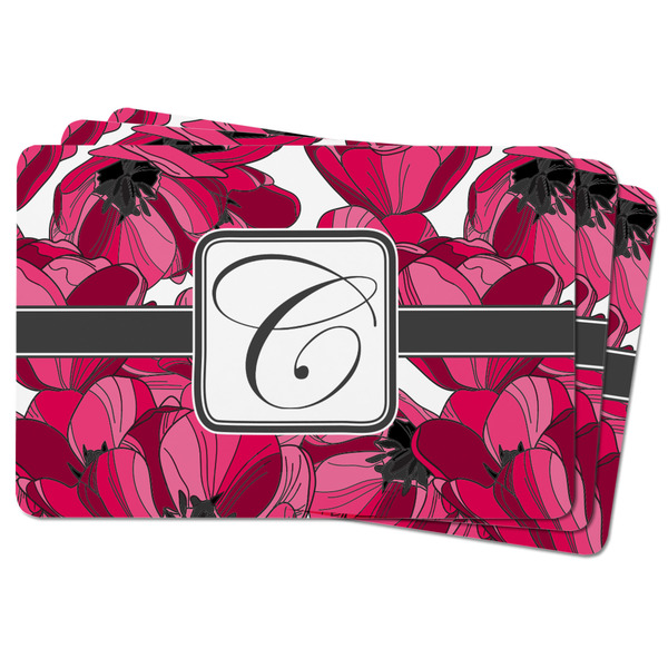 Tulips Rectangular Fridge Magnet - THREE