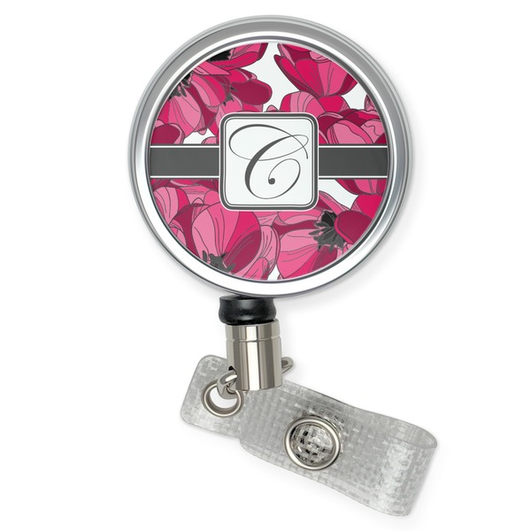 Custom Tulips Retractable Badge Reel (Personalized)