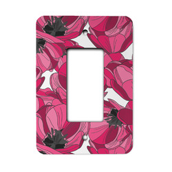 Tulips Rocker Style Light Switch Cover