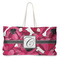 Tulips Large Rope Tote Bag - Front View