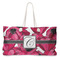 Tulips Large Tote Bag with Rope Handles (Personalized)