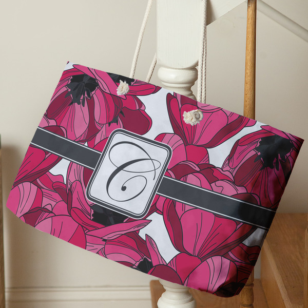 Tulips Large Rope Tote - Life Style