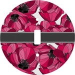Tulips Round Light Switch Cover