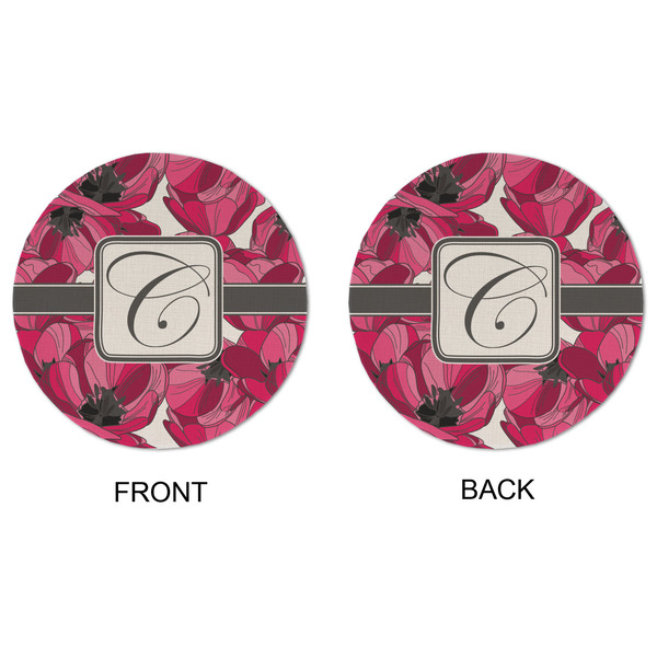 Tulips Round Linen Placemats - APPROVAL (double sided)