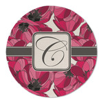 Tulips Round Linen Placemat (Personalized)