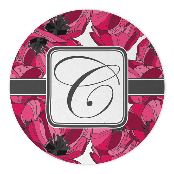 Tulips Round Paper Coaster - Approval