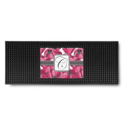 Tulips Rubber Bar Mat (Personalized)