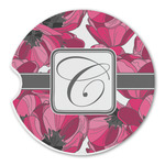 Tulips Sandstone Car Coaster - Single (Personalized)