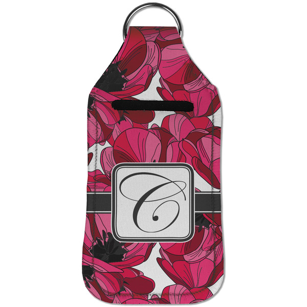Tulips Sanitizer Holder Keychain - Large (Front)