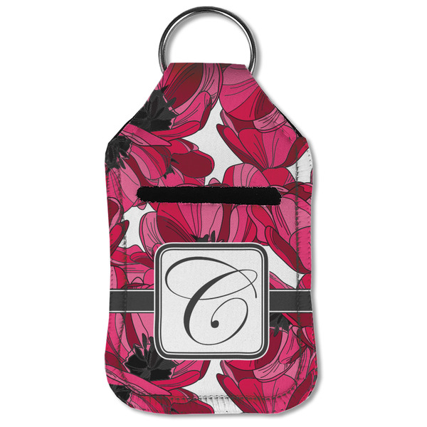 Tulips Sanitizer Holder Keychain - Small (Front Flat)