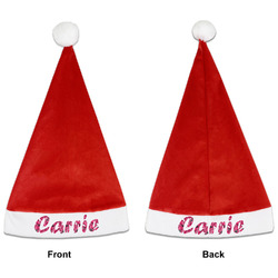 Tulips Santa Hat - Front & Back (Personalized)