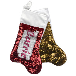 Tulips Reversible Sequin Stocking (Personalized)