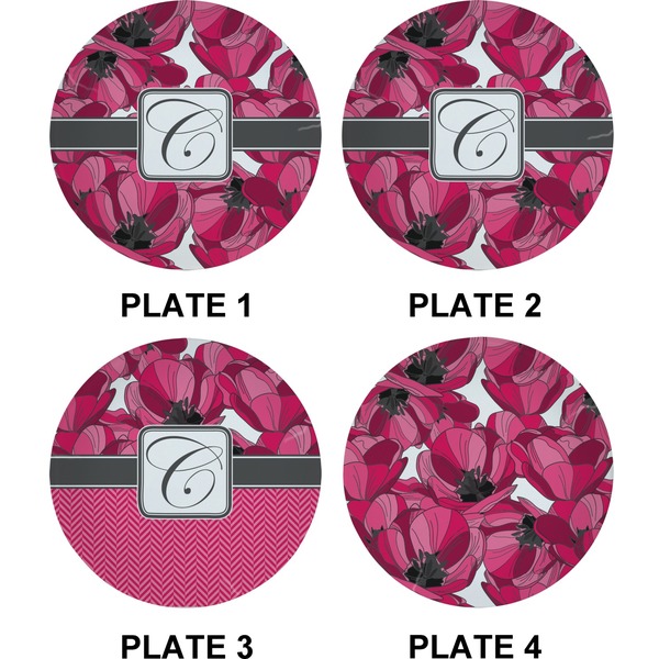 Tulips Set of Appetizer / Dessert Plates (Approval)