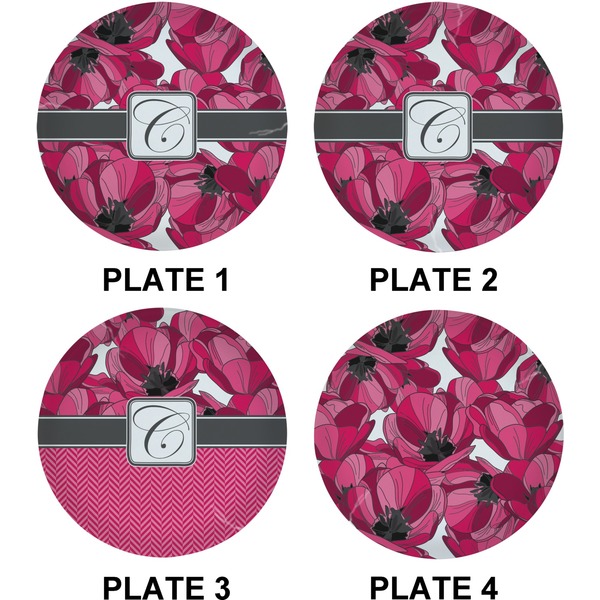 Tulips Set of Lunch / Dinner Plates (Approval)