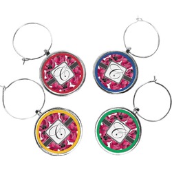 Tulips Wine Charms (Set of 4) (Personalized)