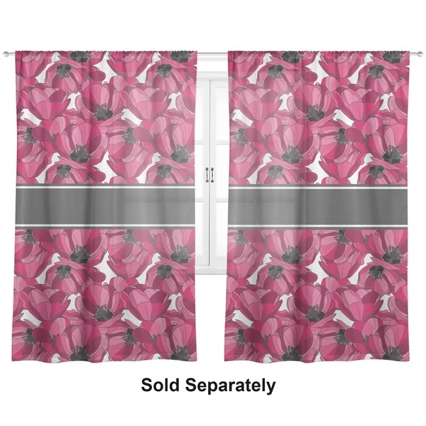 Tulips Sheer Curtains