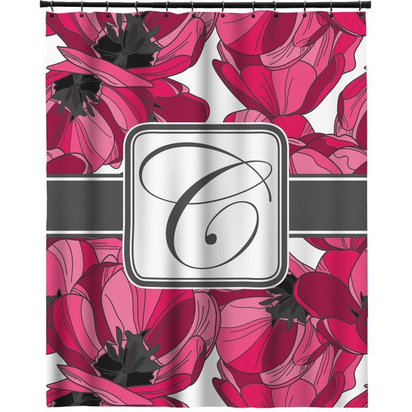 Custom Tulips Extra Long Shower Curtain - 70"x84" (Personalized)