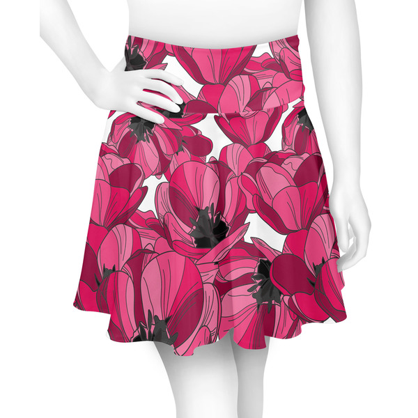 Custom Tulips Skater Skirt