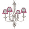 Tulips Small Chandelier Shade - LIFESTYLE (on chandelier)