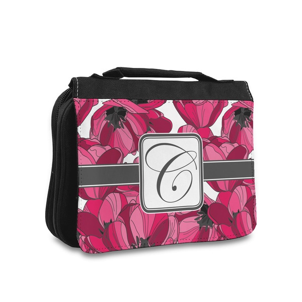 Custom Tulips Toiletry Bag - Small (Personalized)