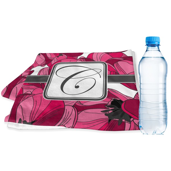 Custom Tulips Sports & Fitness Towel (Personalized)