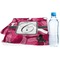 Tulips Sports Towel Folded with Water Bottle