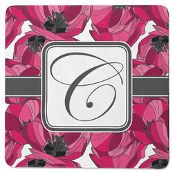 Tulips Square Rubber Backed Coaster (Personalized)