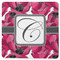 Tulips Square Rubber Backed Coaster (Personalized)