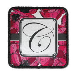 Tulips Iron On Square Patch w/ Initial