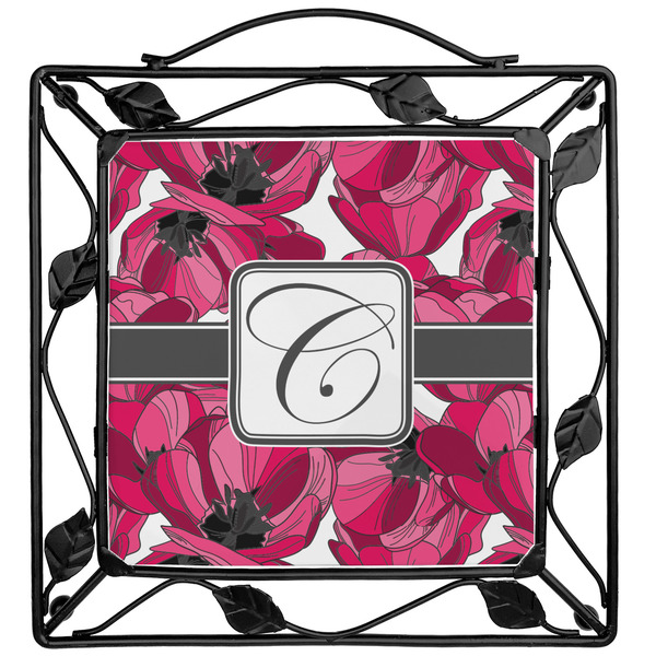 Custom Tulips Square Trivet (Personalized)