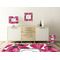 Tulips Square Wall Decal Wooden Desk