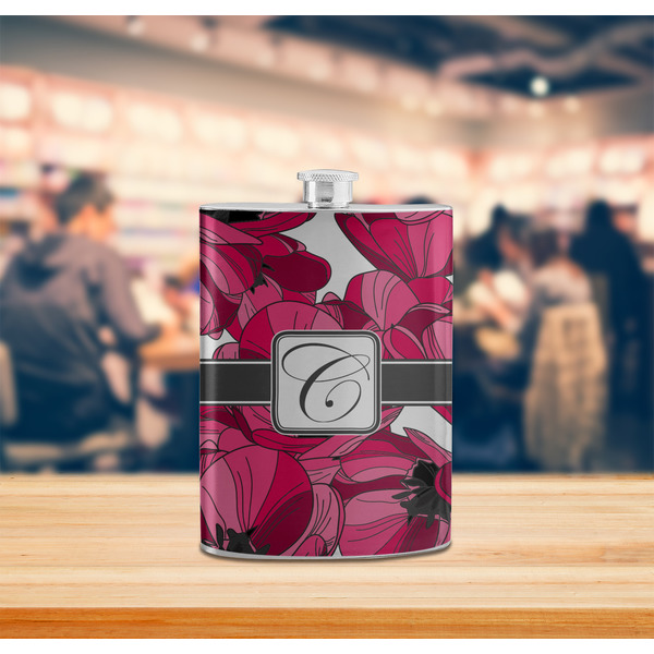 Tulips Stainless Steel Flask - LIFESTYLE 2