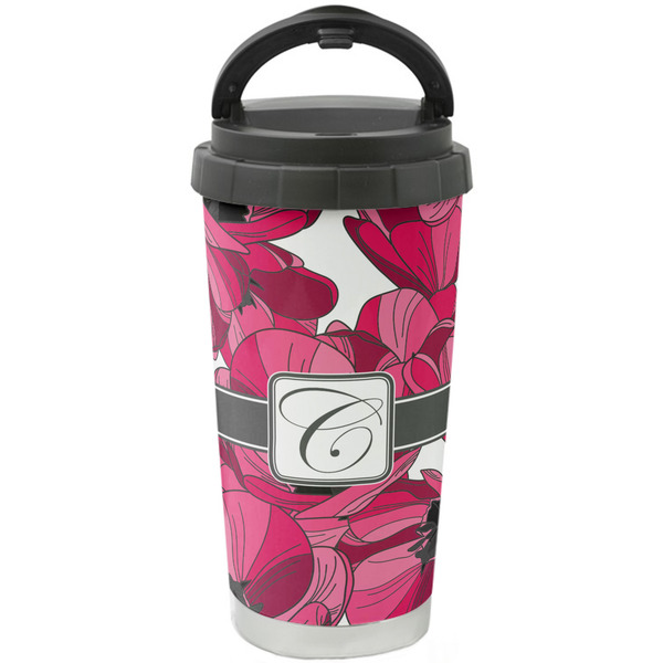 Custom Tulips Stainless Steel Coffee Tumbler (Personalized)