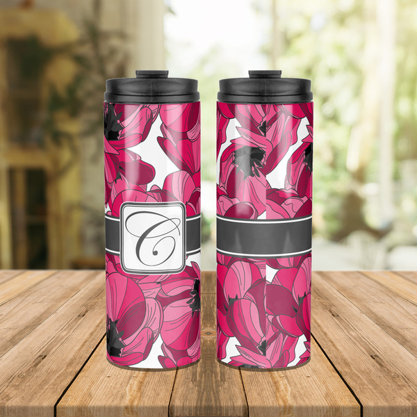Tulips Stainless Steel Tumbler - Lifestyle
