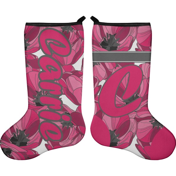 Tulips Stocking - Double-Sided - Approval