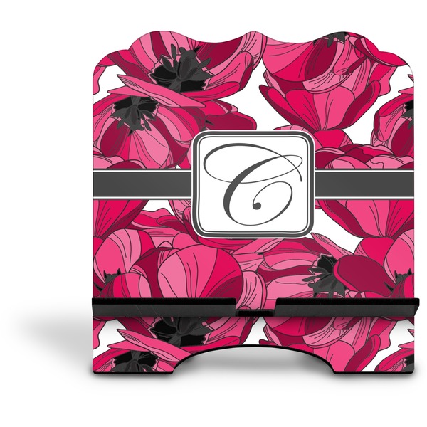 Tulips Stylized Tablet Stand - Front without iPad